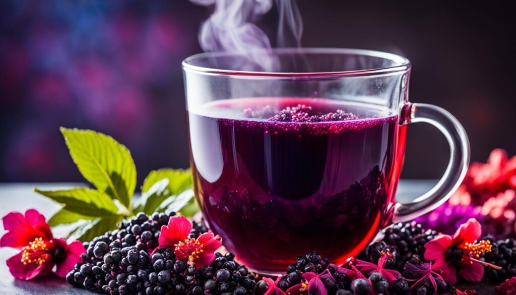 benefits of elderberry tea