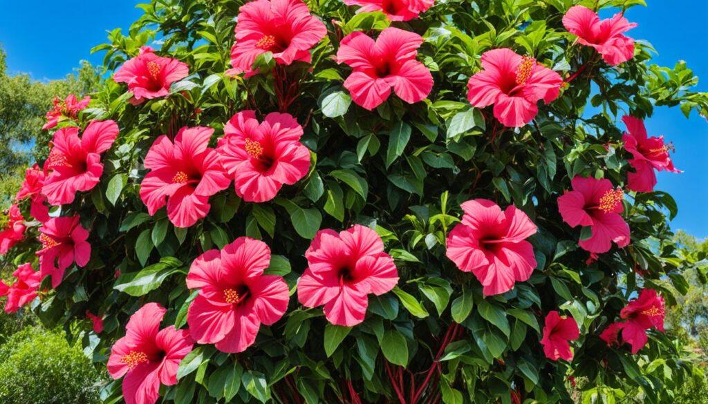 braided hibiscus tree