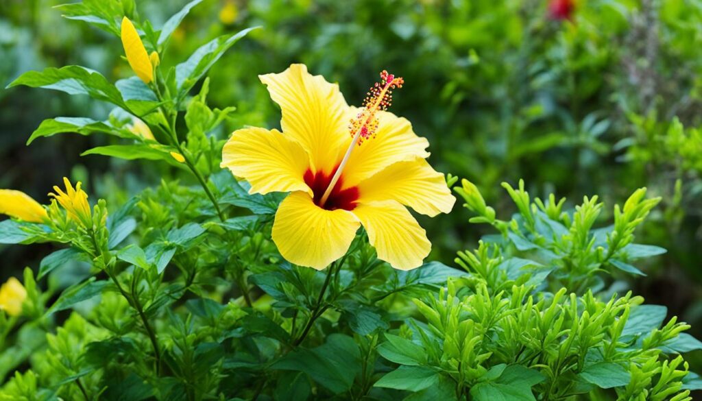 conservation of yellow hibiscus