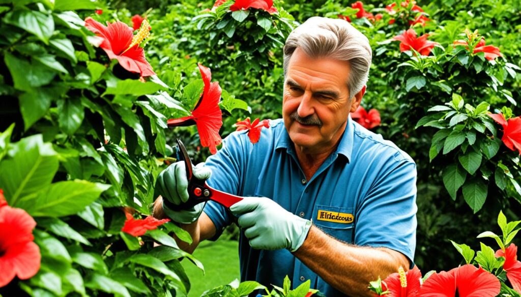 hibiscus trimming techniques