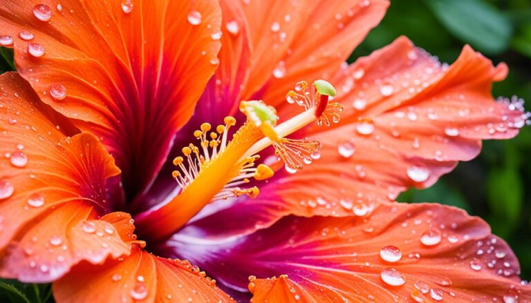 orange hibiscus