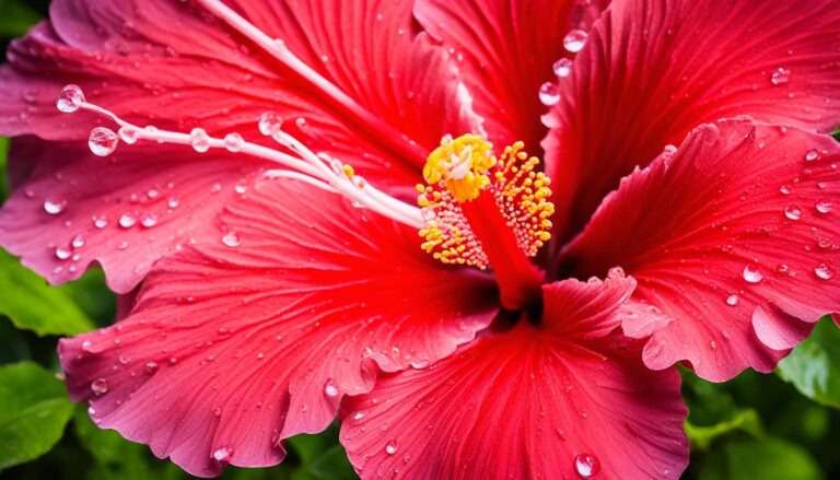 red hibiscus