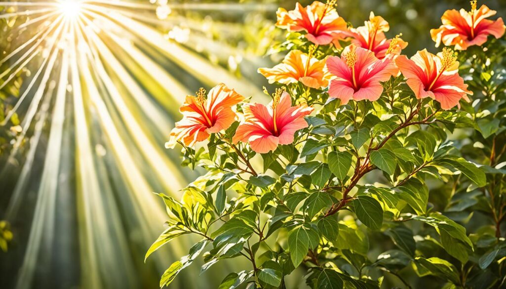 sunlight requirements for braided hibiscus