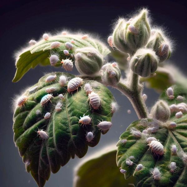 Mealybugs on Hibiscus 