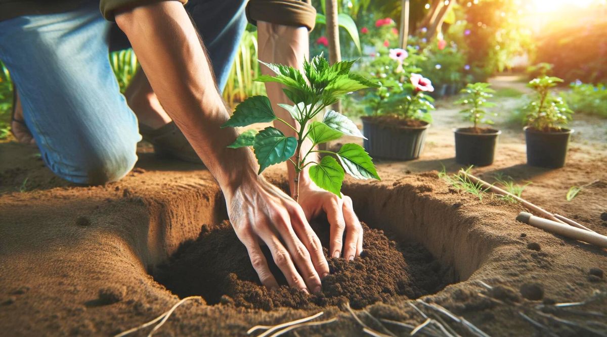 Planting Hibiscus